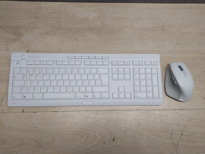 CHERRY Stream Desktop Comfort Kabelloses Tastatur-Maus-Set, DE Layout, I37753