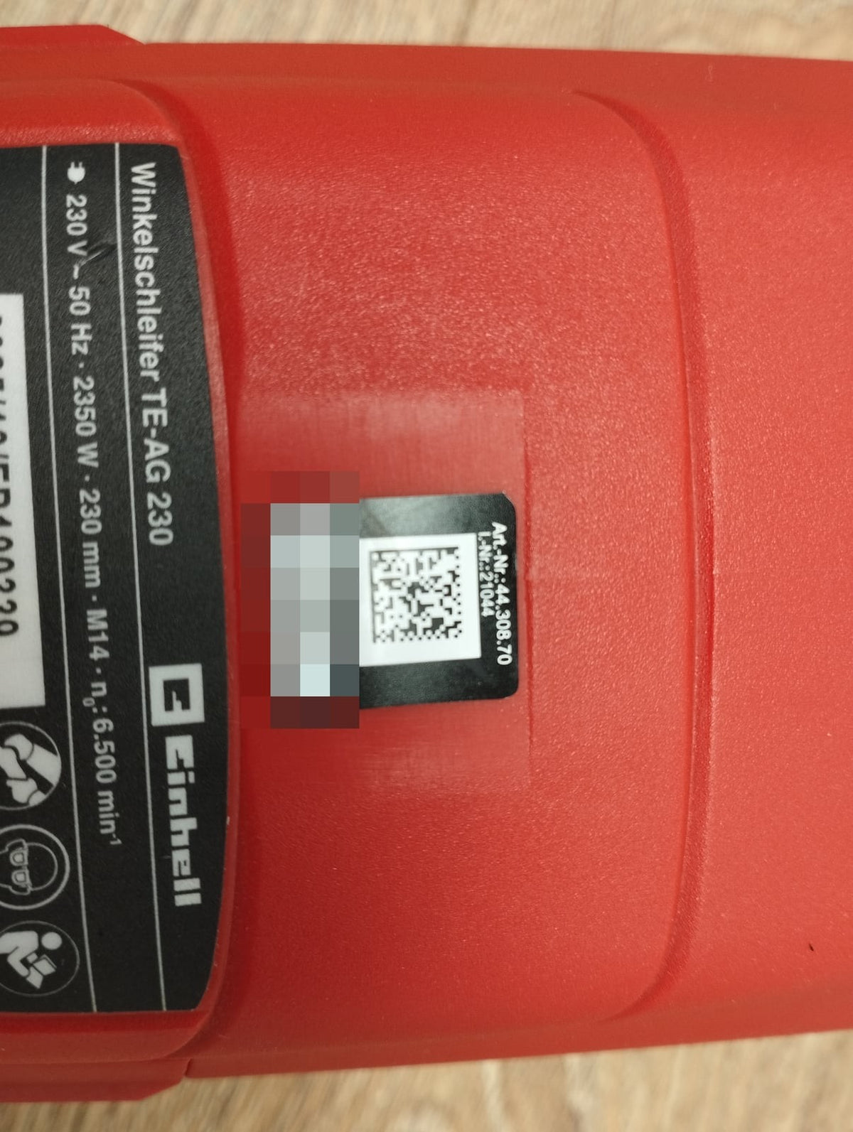Einhell TE-AG 230 Winkelschleifer 2350W 44.308.70 Softstart drehbarer Handgriff