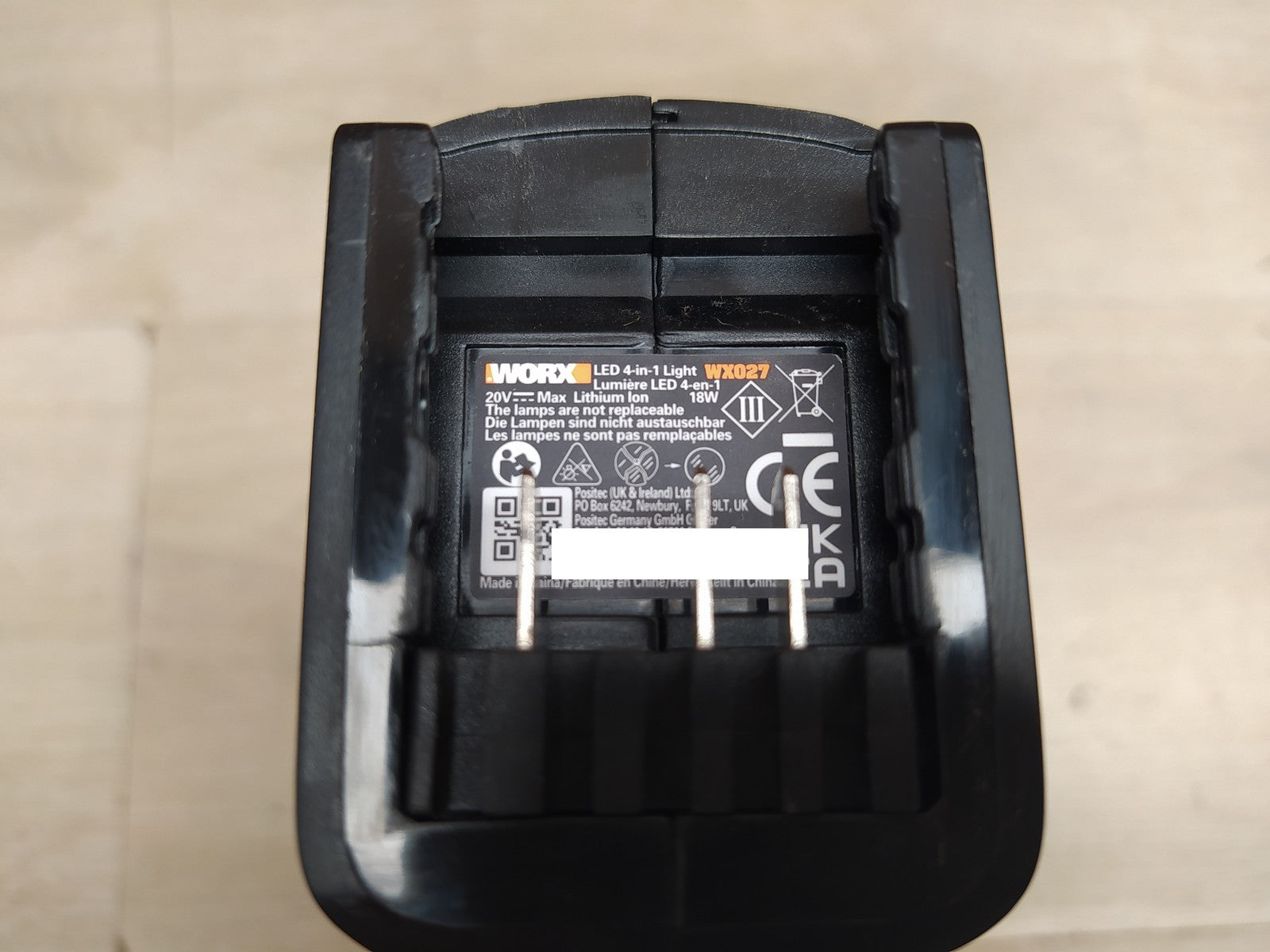 WORX WX027.9 LED Lampe 4-in-1 Solo, 20V, I38532