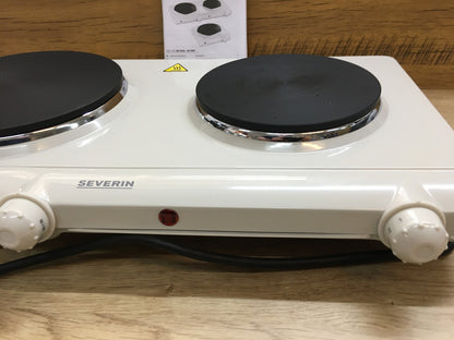 SEVERIN DK 1042 Elektro-Doppelkochplatte 2500W Kochfeld, I39238