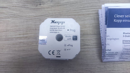Kopp 834003019 Smart-Control Schaltaktor, 1 Kanal, 3-Draht, I37614