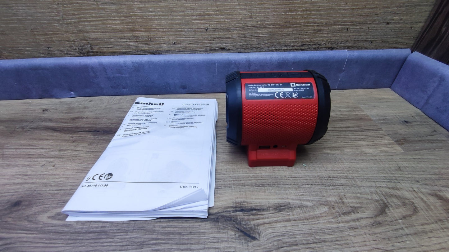 Einhell Akku-Lautsprecher TC-SR 18 Li BT Solo (4514150), I38194
