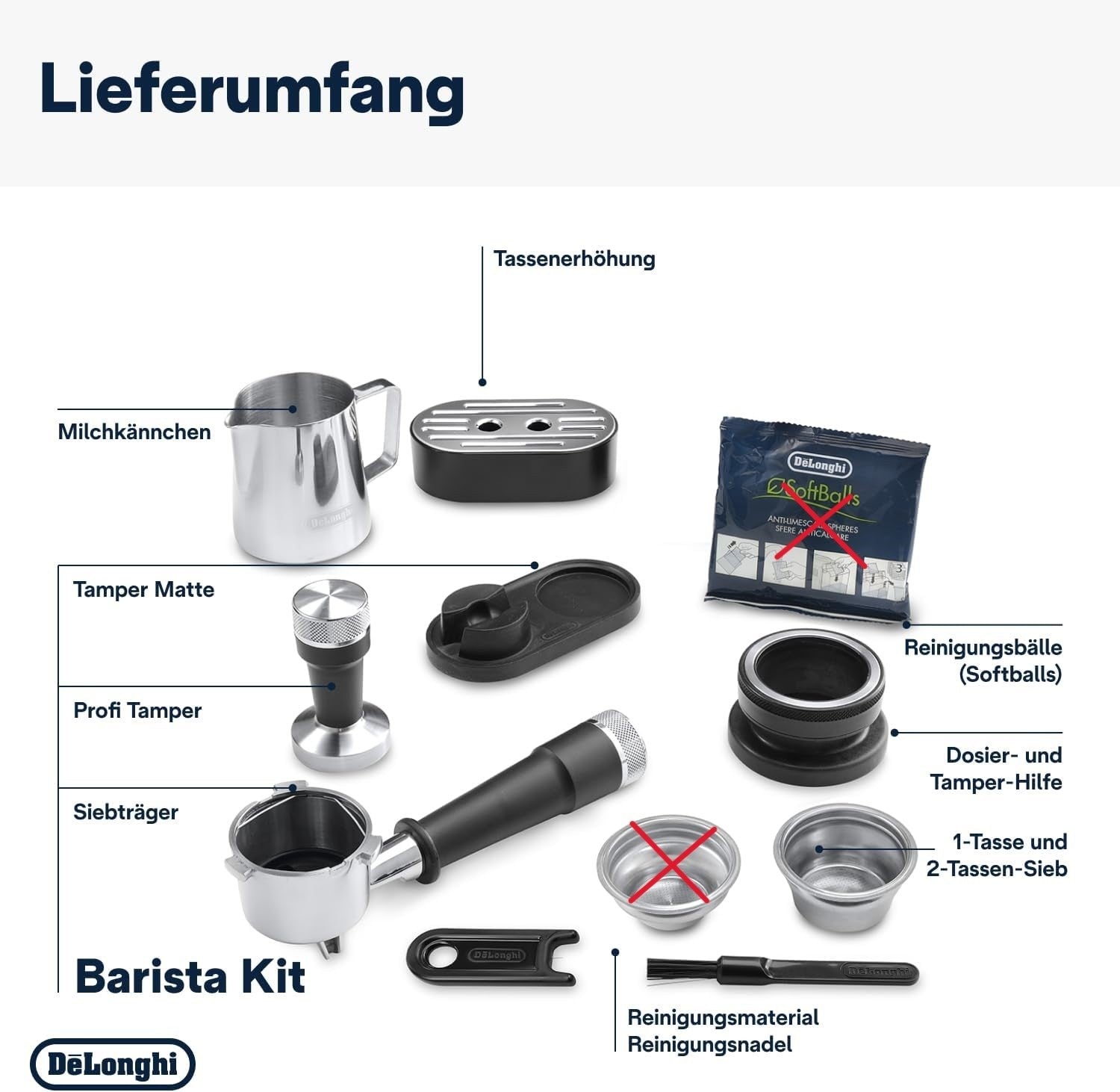 De'Longhi Kaffemaschine EC9255.T, Espressomaschine mit Mahlwerk, I36775