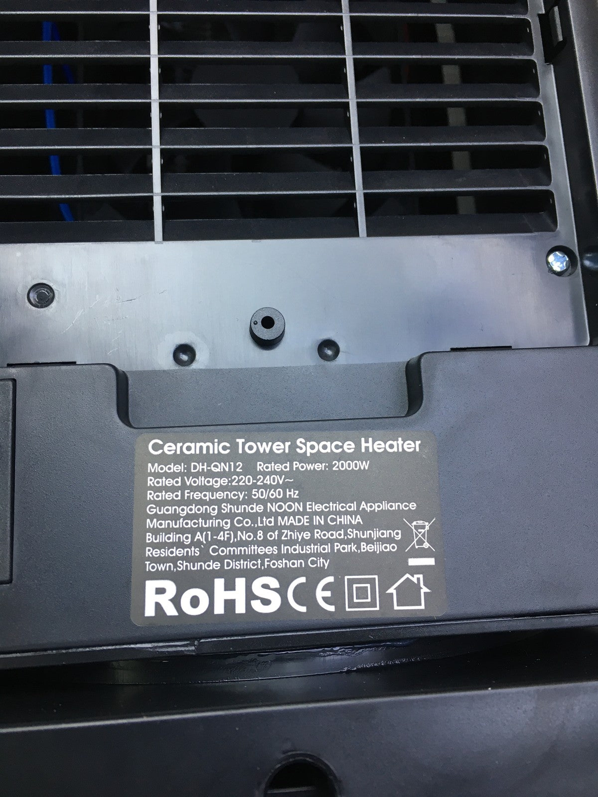 OMISOON DH-QN12 Heizlüfter 2000W, I34582