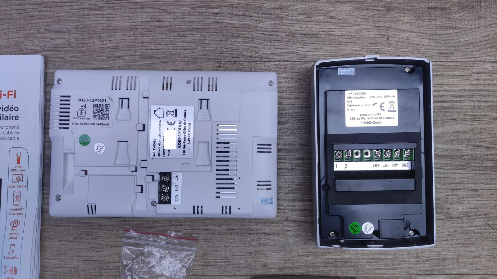 SCS Sentinel PVF0053 Video-Türsprechanlage mit 7" Touchscreen, I34850