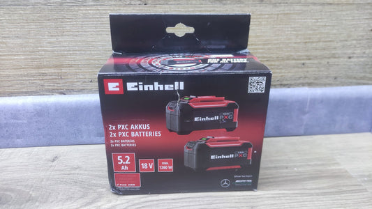 Einhell Akku PXC-Twinpack 5,2 Ah Power X-Change, Li-Ion, 18 V, I38193