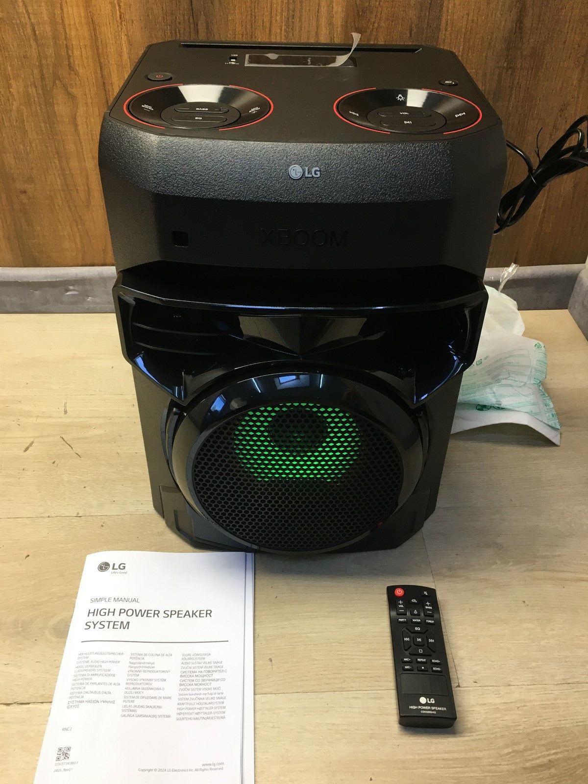 LG XBOOM RNC2 1-Wege-Soundsystem mit 2 Lautsprechern, I36698