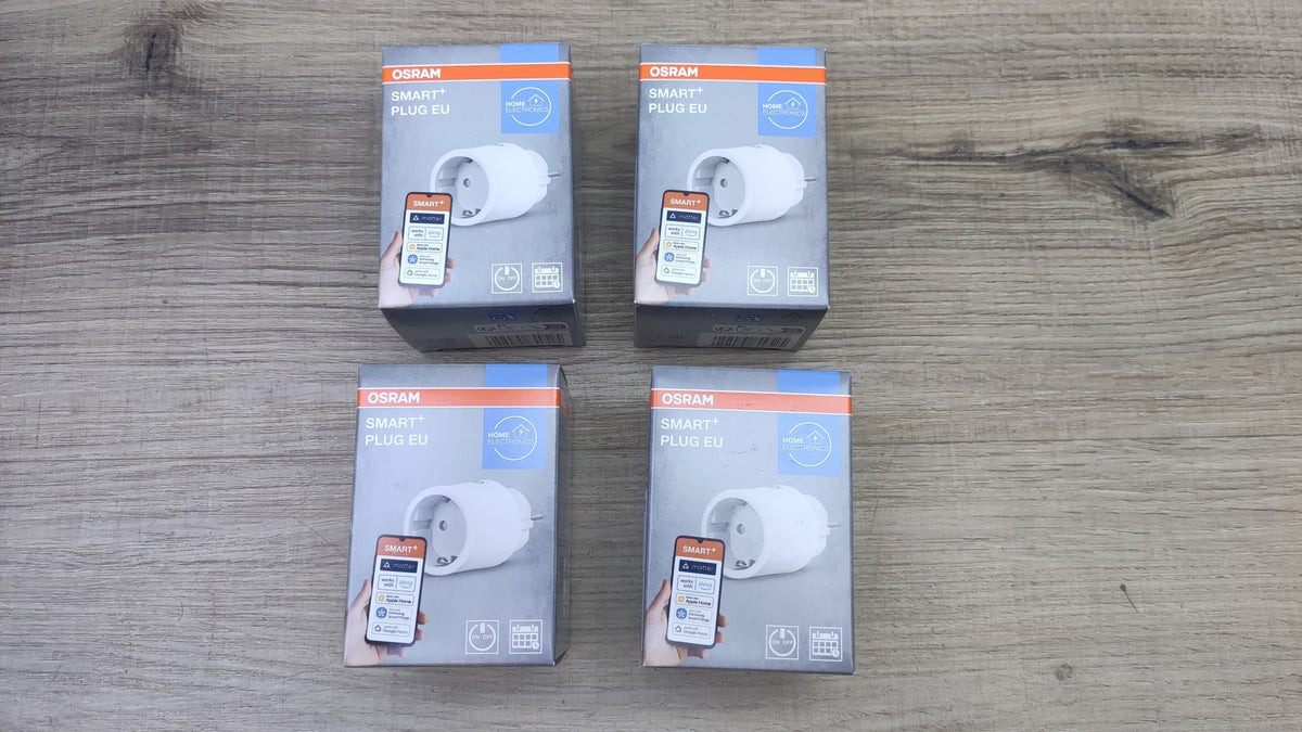 OSRAM Smarte Steckdose Matter, 4-er Pack, I40878