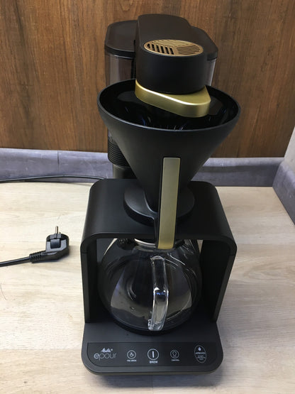 Melitta 1024-12 Kaffeemaschine, schwarz-gold, I36653
