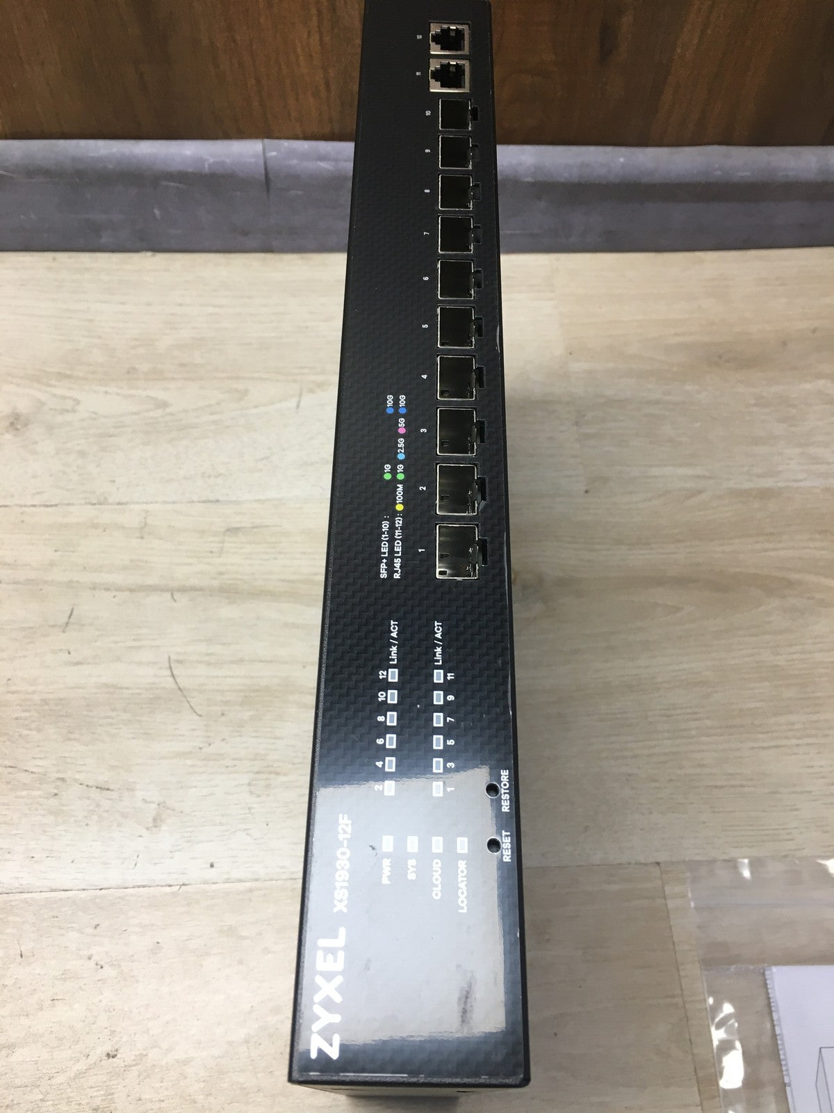 Zyxel 10-Port Switch XS1930-12F, 10G Fiber + 2-Port Multi-Gig, I36684
