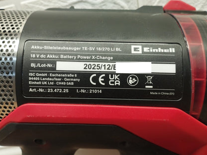 Einhell Akku-Stielstaubsauger TE-SV 18/270 Li BL Solo