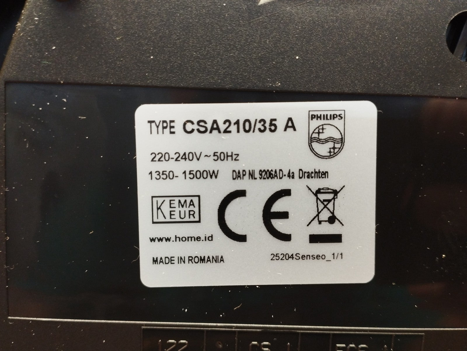 Philips CSA210/35 Senseo Kaffeepadmaschine zartes rot, I39615