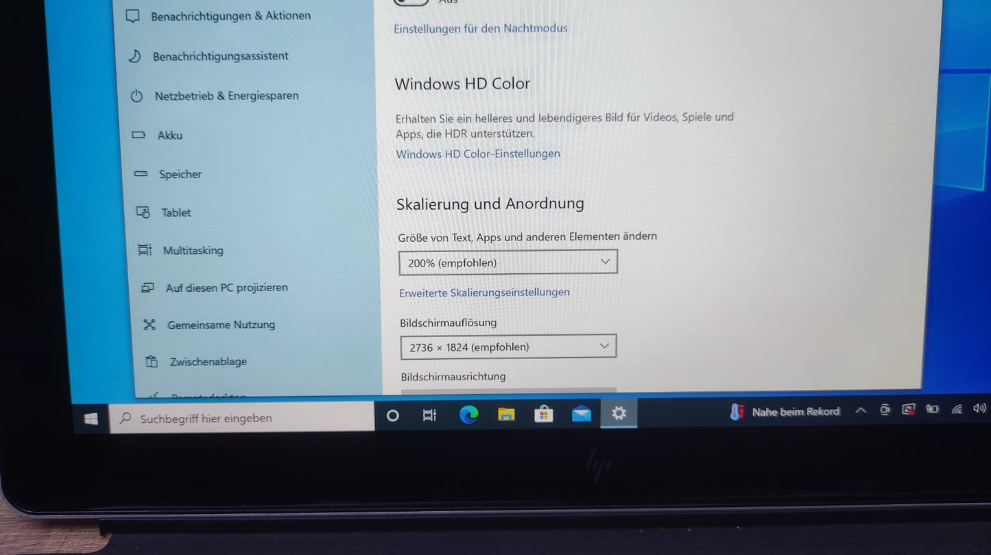 HP Elite X2 1012 G2 Tablet 2-in-1 Touch 12.3" 2736x1824 i5-7300U 8GB 256GB WiFi