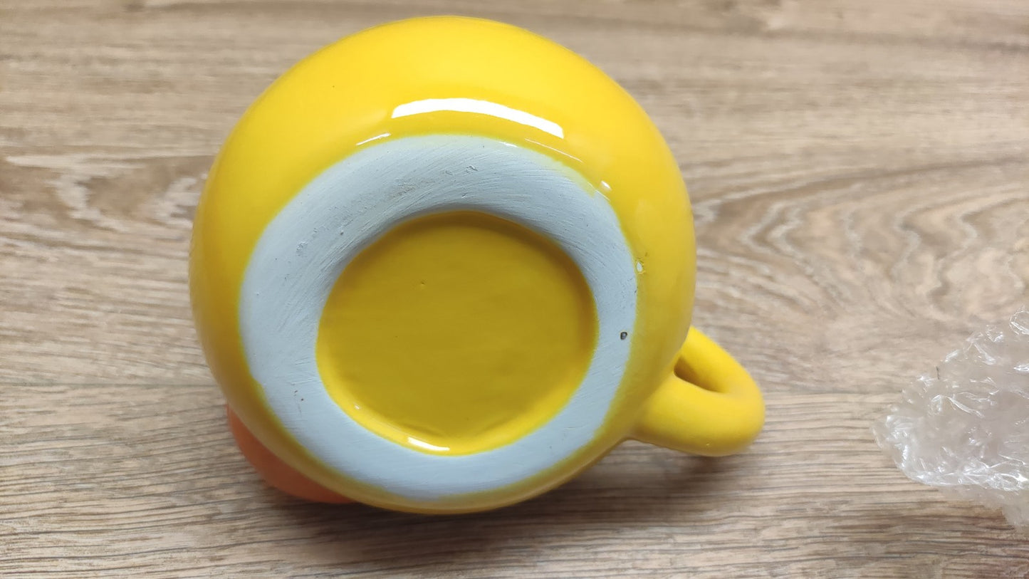 WXYTXHYQ Kleine gelbe Ente Keramiktasse mit Cartoon-Motiv, I39706