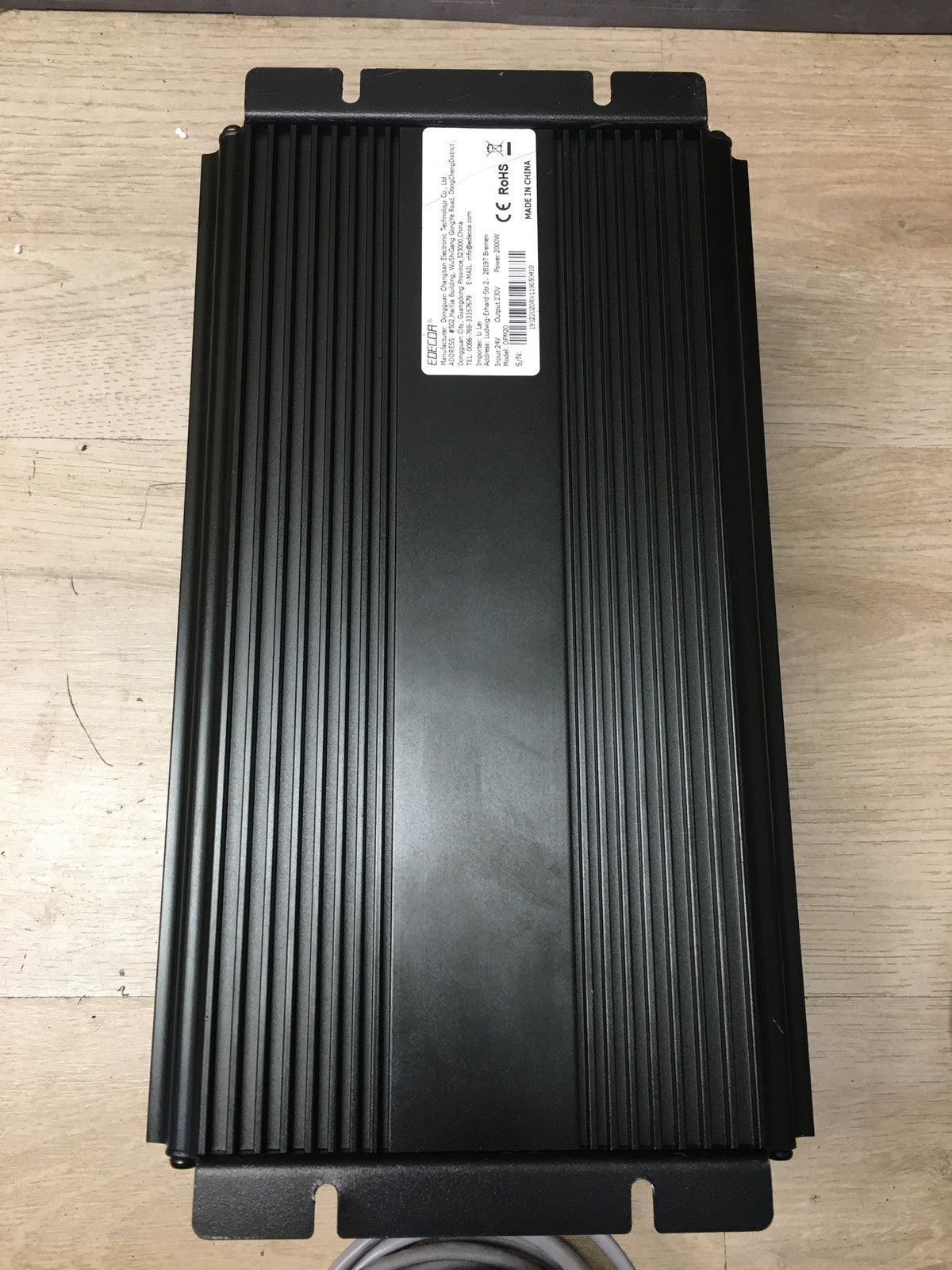 EDECOA DPM20 Wechselrichter 2000W 24V 230V Spannungswandler, I36751