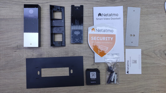 Netatmo Smarte Video-Türklingel mit Kamera, WLAN, 2-Wege-Audio, I34798