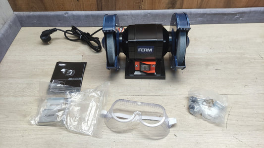Ferm BGM1019 Doppelschleifmaschine 150 W, 150 mm, I38198