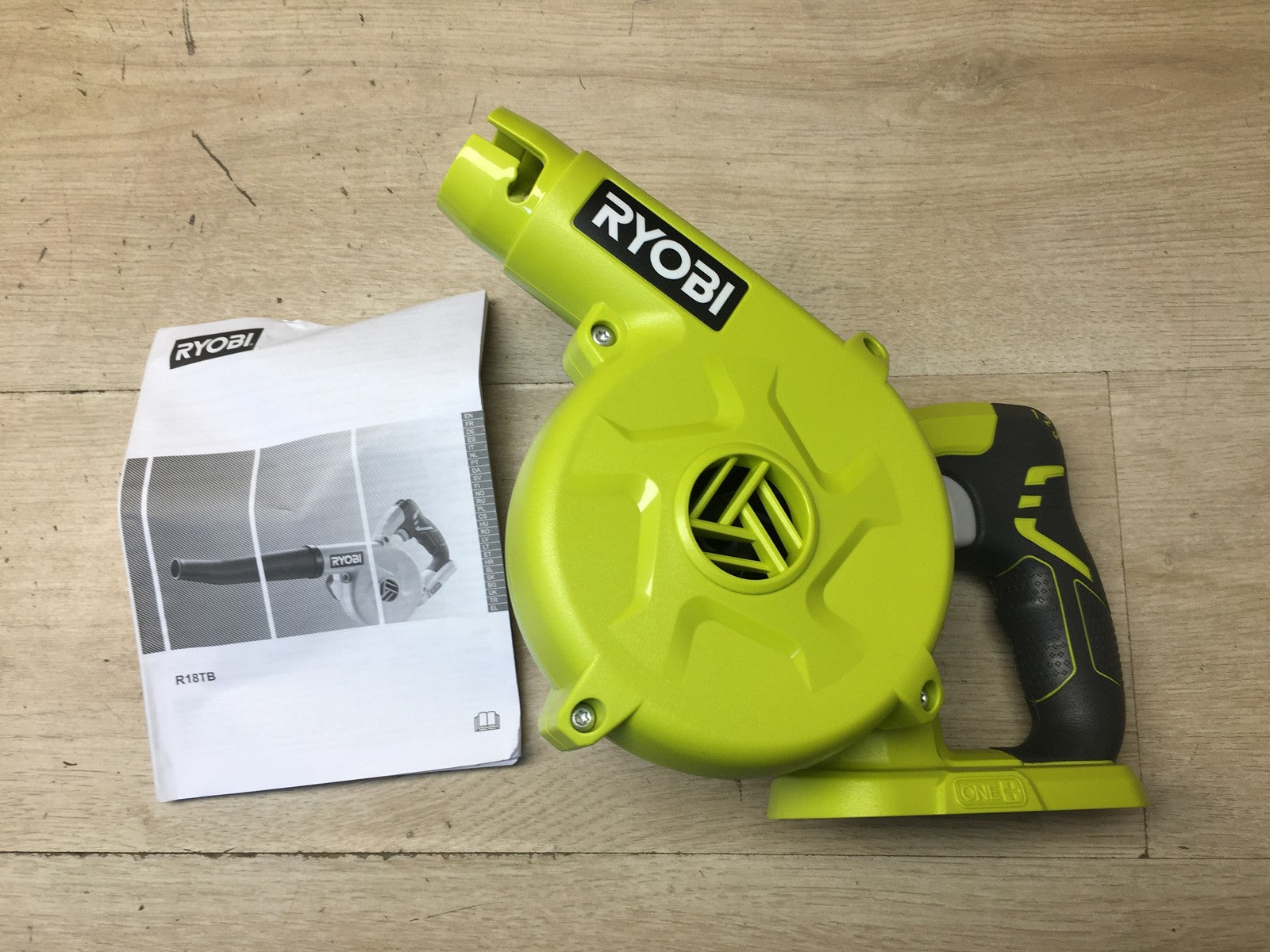 RYOBI 18 V ONE+ Akku-Gebläse R18TB-0 solo Luftvolumen 2,9 m³/min I38203