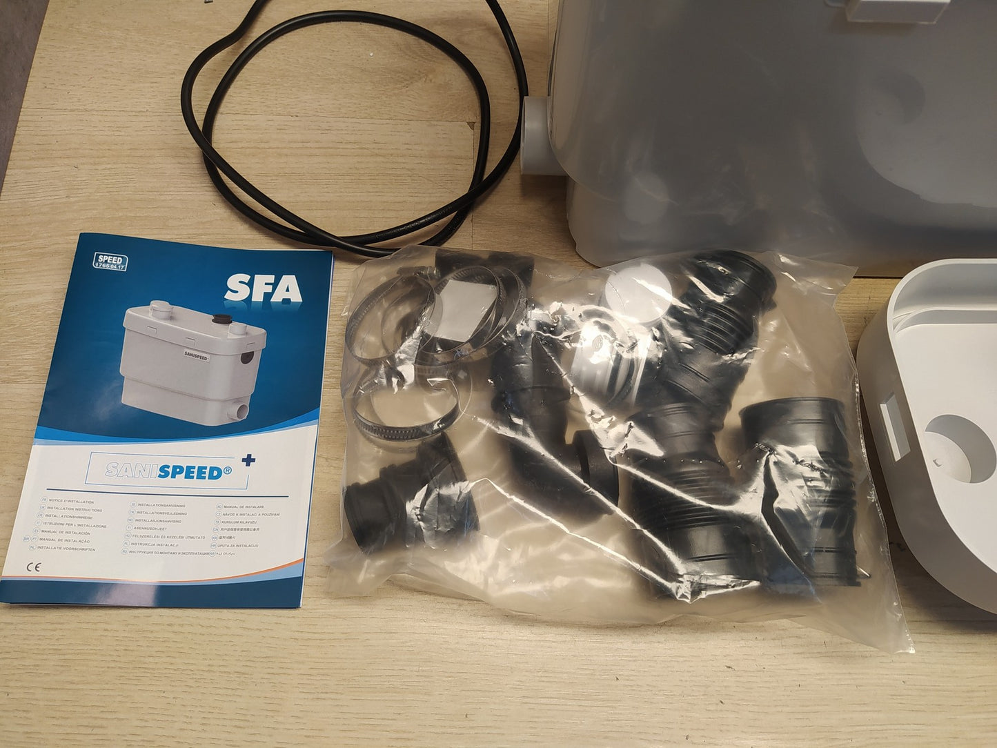 SFA 0026P Hebeanlage SANISPEED+, weiß, I37130