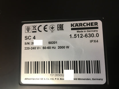 Kärcher 1.512-630.0 Dampfreiniger SC 4 EasyFix, I37480