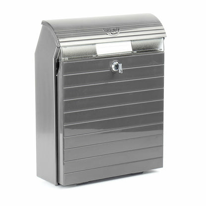 Tatay 0043009 - Briefkasten, grau-metallisiert