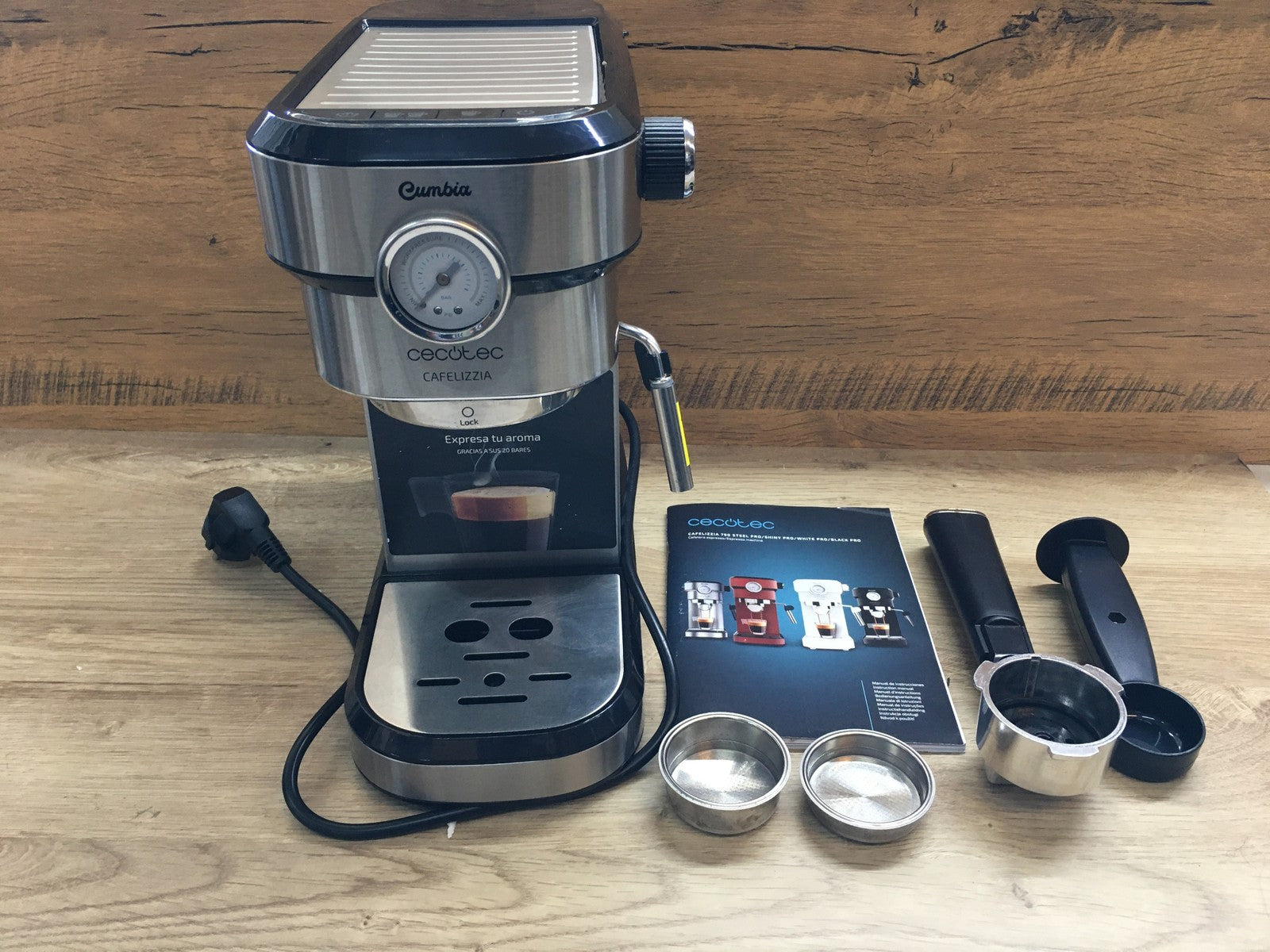 Cecotec Cumbia Cafelizzia 790 Steel Pro Kaffeemaschine (01584), 1350W, I39208