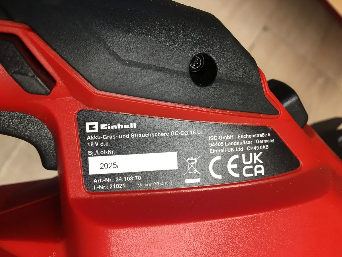 Einhell GC-CG 18 Li Akku-Gras-/Strauchschere solo (3410370), I40829