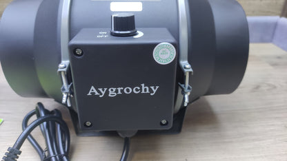 Aygrochy EUT125-MS Rohrventilator, 416 Kubikmeter pro Stunde