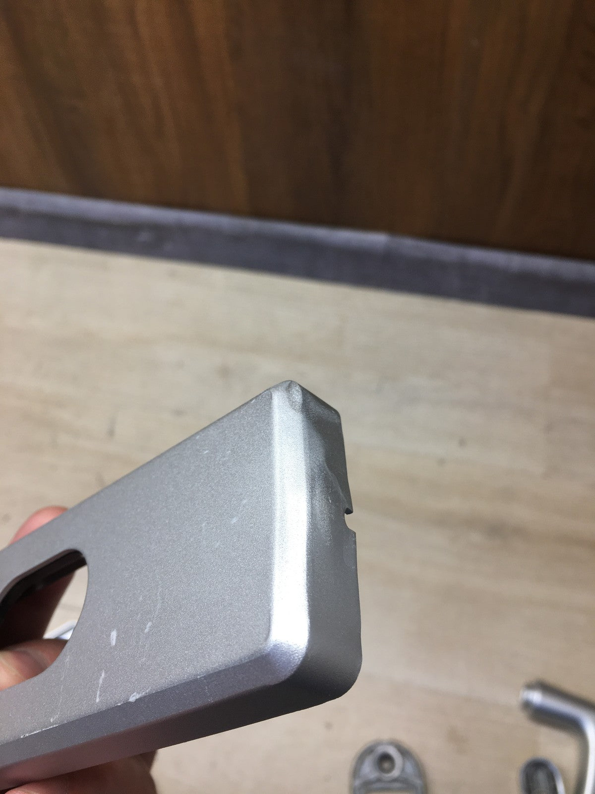 ABUS Tür-Schutzbeschlag KLZS714 F1, mit Zylinderschutz eckig, aluminium, I38482