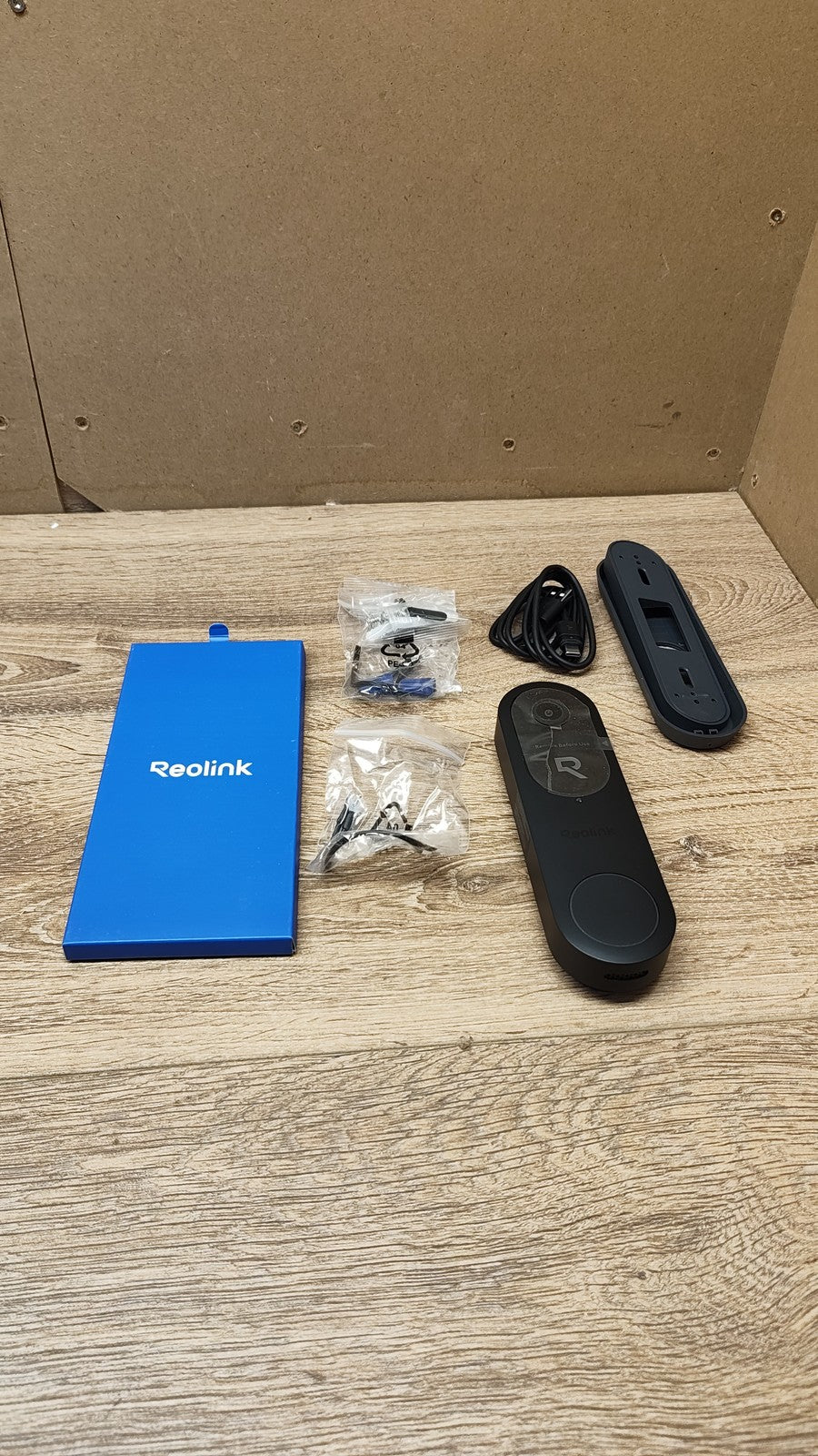 Reolink Video Doorbell 2K Akku-Türklingel mit Cam D340B, I40296