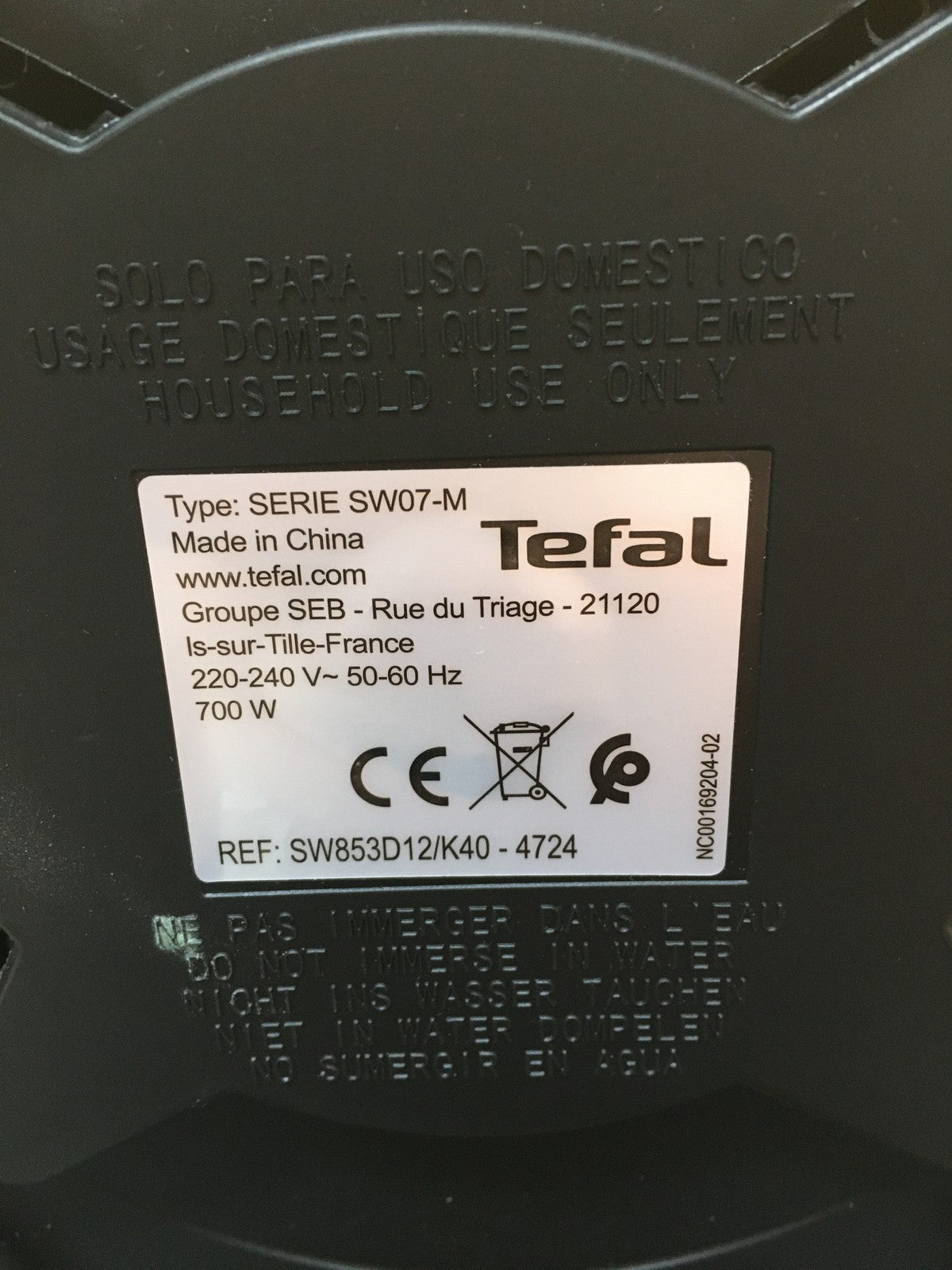 Tefal SW853D12 Snack Collection Waffeleisen und Sandwiches 700 W, I36098