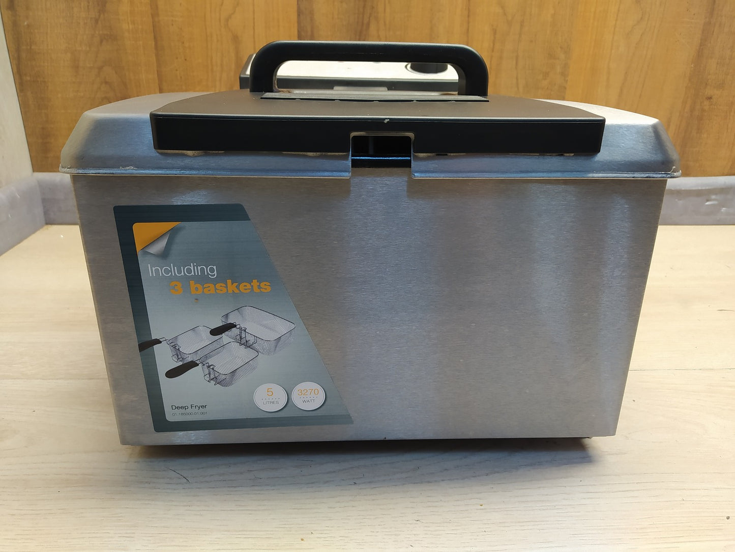 Princess 185000 Fritteuse, 5 L, 3 Frittierkörbe, I36366