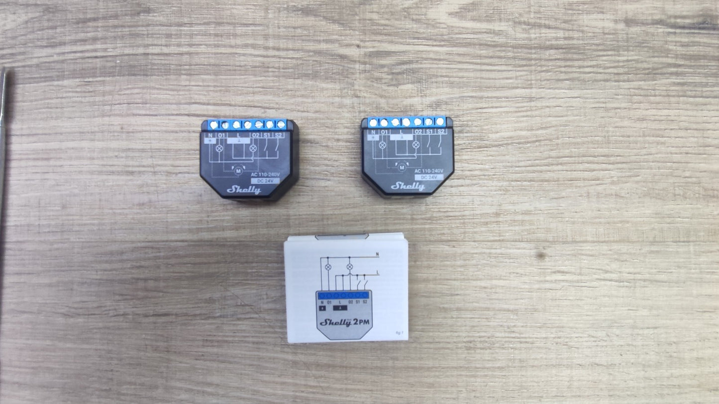 Shelly Plus 2 PM Smart-Relaisschalter 2er Pack, I38513