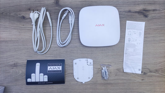 AJAX Hub 2 (2G) Alarmzentrale 38239.40.WH1 drahtlos weiß, I37295