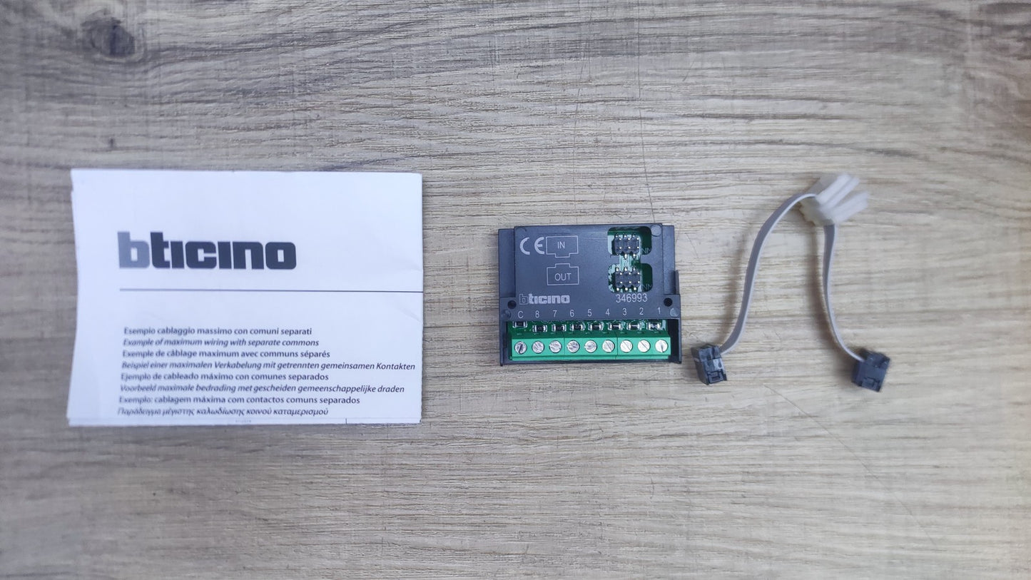 Bticino 346993 Erweiterungsmodul für Bticino 2-Draht Modul-Lautsprecher I37997