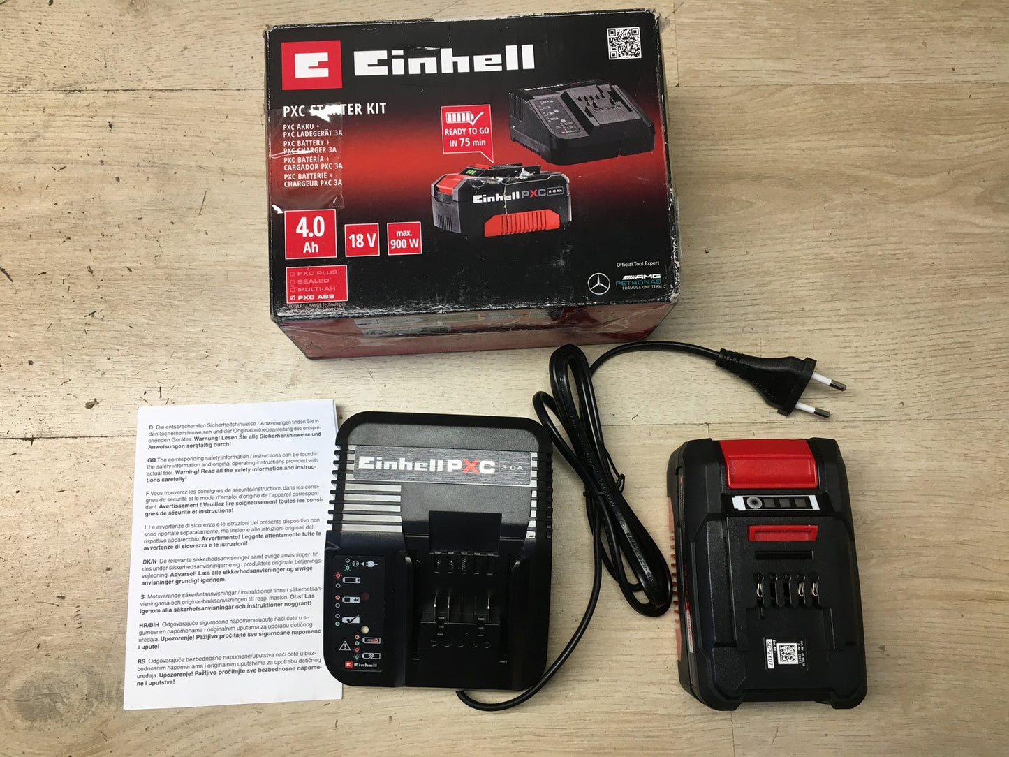 Einhell Power X-Change Starterset 18V 4,0Ah, I38400