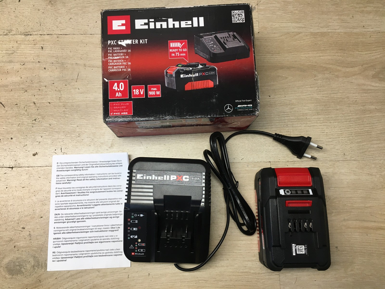 Einhell Power X-Change Starterset 18V 4,0Ah, I38400