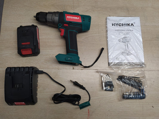 HYCHIKA ML-CD176-180KS Akkuschrauber, 18 V, max. 45 Nm, mit Akku 2,0Ah, I37844