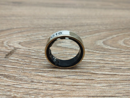 Samsung Galaxy Smart Ring Titanium Gold SM-Q500 Size 10 (US)