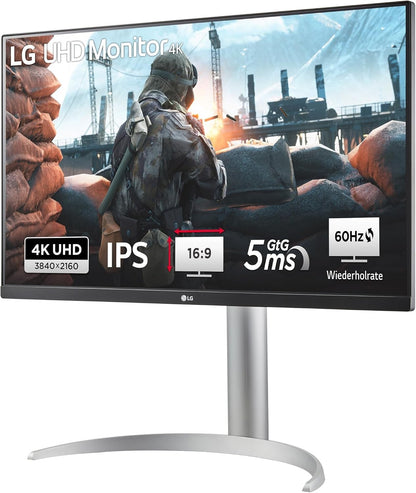 LG UltraFine 27UP650K-W 4K IPS Monitor 27" UHD 3840x2160 HDR HDMI AMD FreeSync