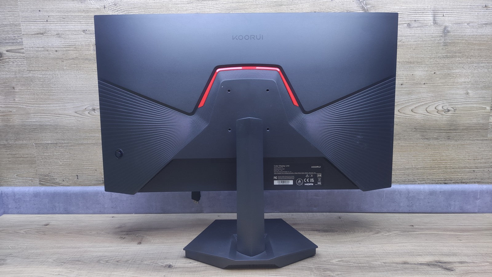 KOORUI MG27H11F Gaming Monitor 27" FHD 1920x1080 HDMI DP Adaptiv Sync 165Hz 1ms