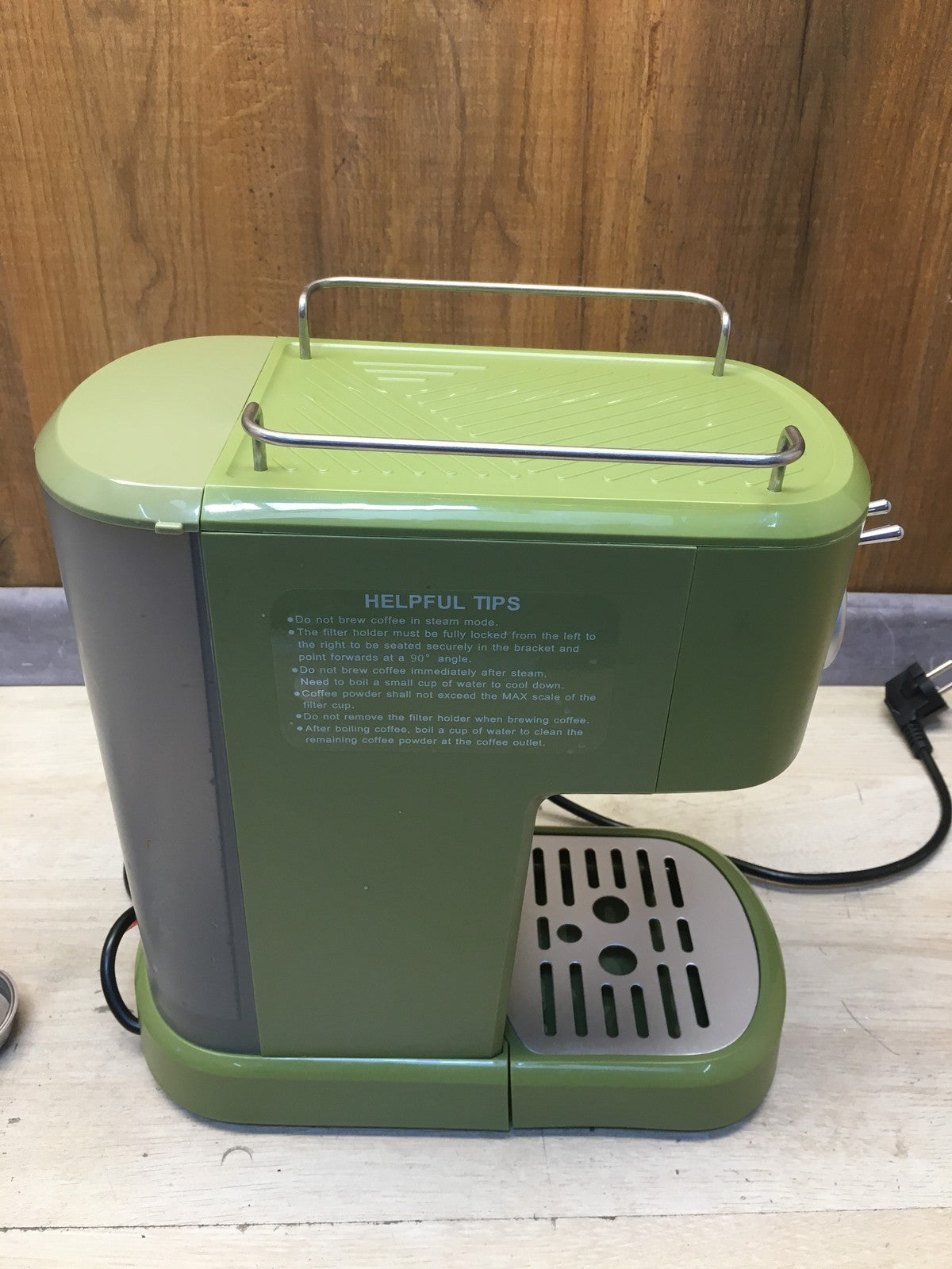 Cecotec Espressomaschine Power Espresso 20 Retro Green (01723) Grün, I39716