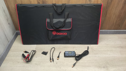 DOKIO Solarpanel 300W Solarmodul mit Regler faltbar