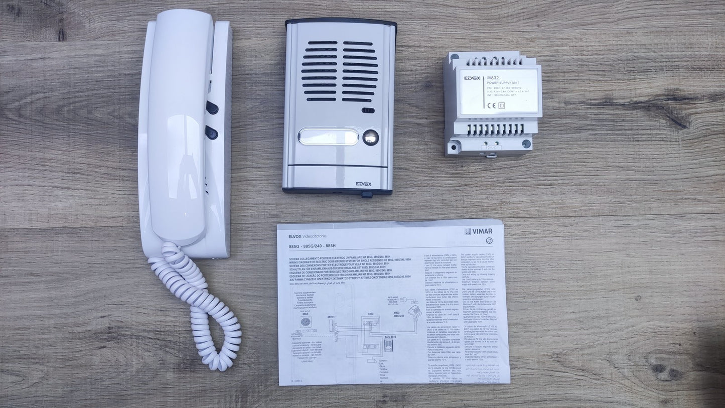VIMAR 885G Türsprechanlage weiß, I35593