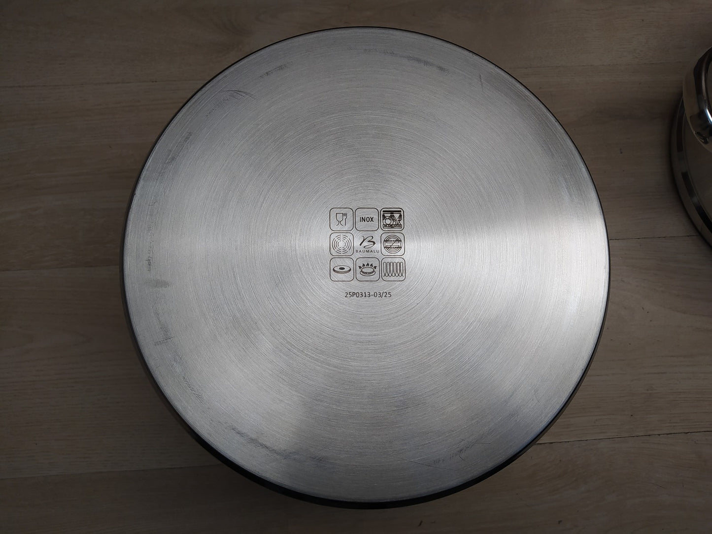 Baumalu 342648 Couscous-Topf 16 L Silber 30cm I36427