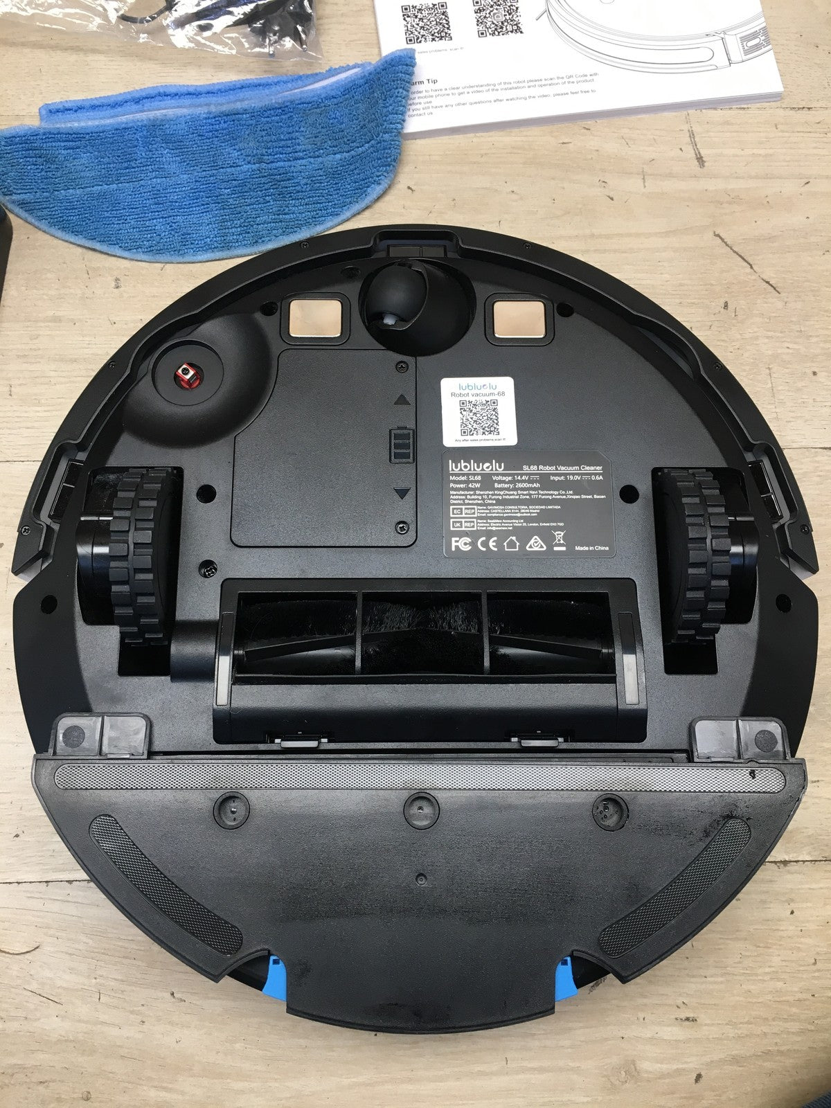 Lubluelu SL68 Saugroboter mit Wischfunktion, 5000Pa, weiß, I39312