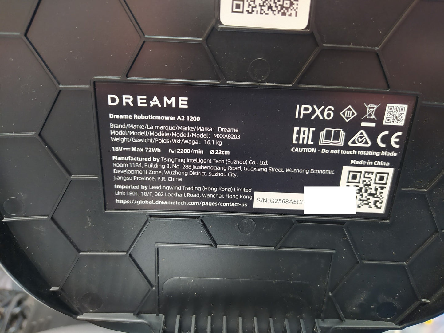 DREAME A2 1200 Mähroboter (MXXA8203) kabellos, für Flächen bis zu 1200m², I37873