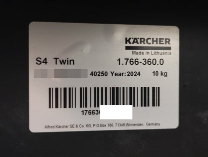 Kärcher Kehrmaschine S 4 Twin Arbeitsbreite 68cm 1.766-360.0