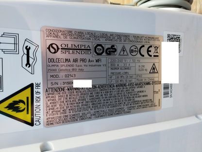 Olimpia Splendid Dolceclima Air Pro A++ WiFi Mobile Klimaanlage 9000 BTU I39641