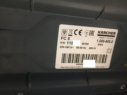 Kärcher FC 5 gelb Hartbodenreiniger (1.055-508.0), I36340